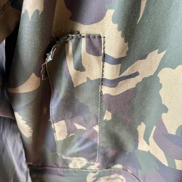 Rare Barbour Waxed Camouflage Bourne Jacket - Picture 8 of 10